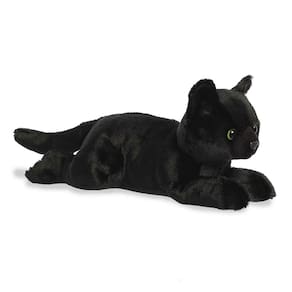 Bicho de pelúcia Aurora® Adorable Flopsie™ Twilight Cat™ Preto