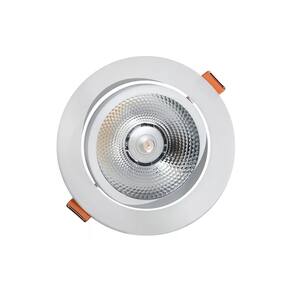 Spot Refletor Led Regulável Embutido COB 25W IP20 4000K