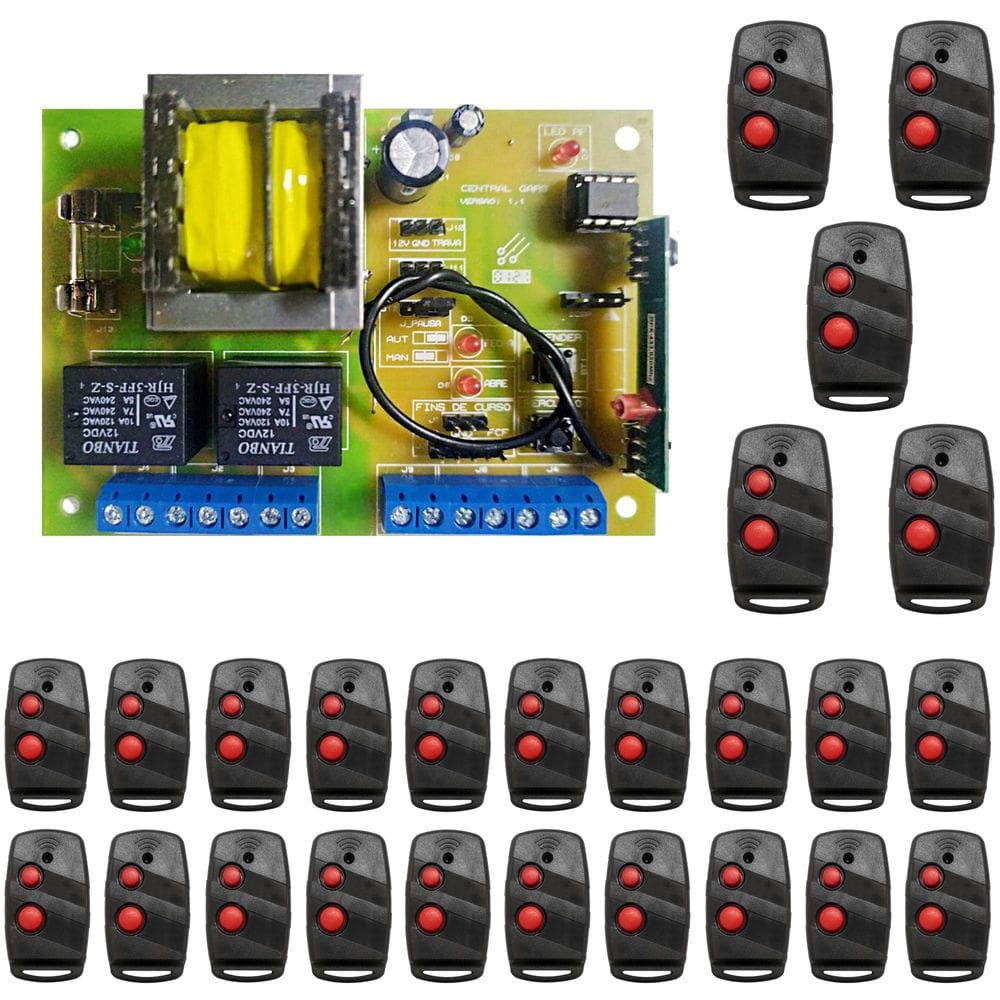 Kit 1 Central De Comando Gars + 25 Ctrls Code Learning 5003