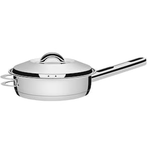 Frigideira Tramontina Em Aço Inox Com Fundo Triplo Tampa Cabo E Alça 28 Cm 4,8 L