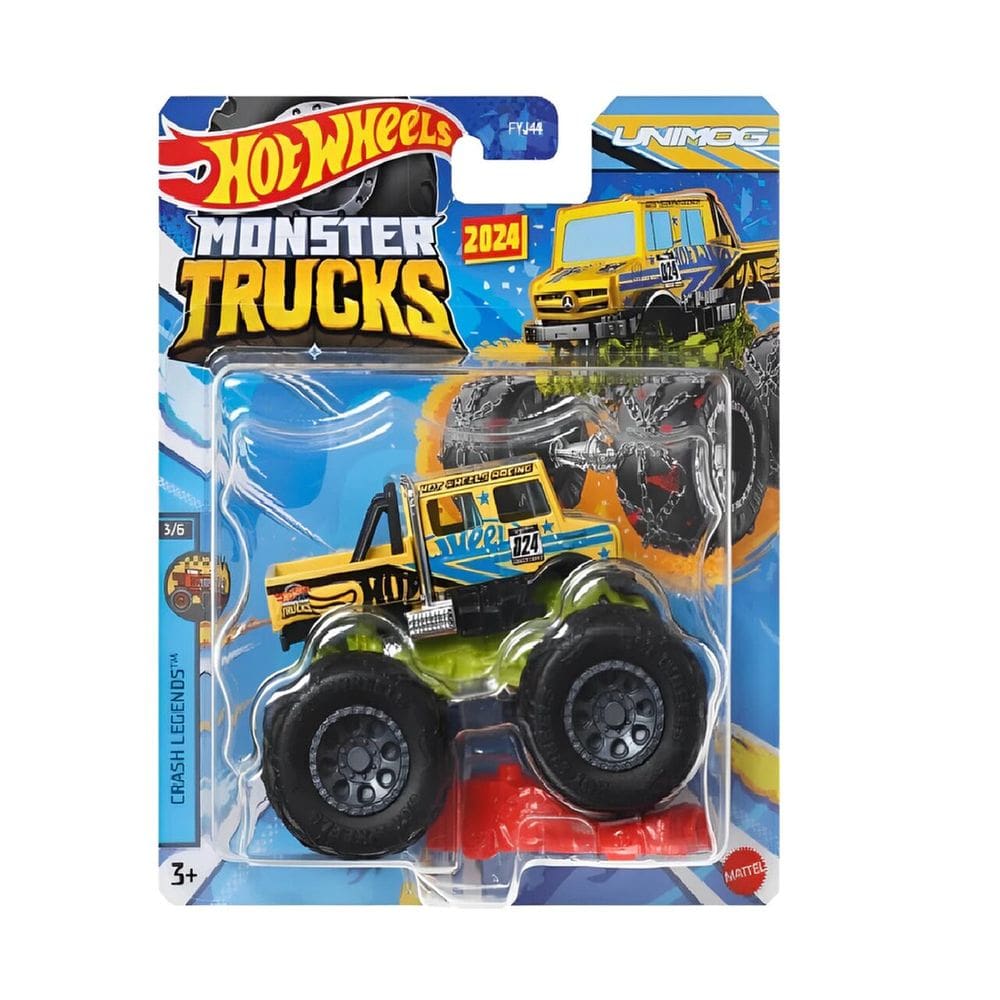 Hot Wheels Carrinho Monster Trucks 1:64 - Mattel Fyj44