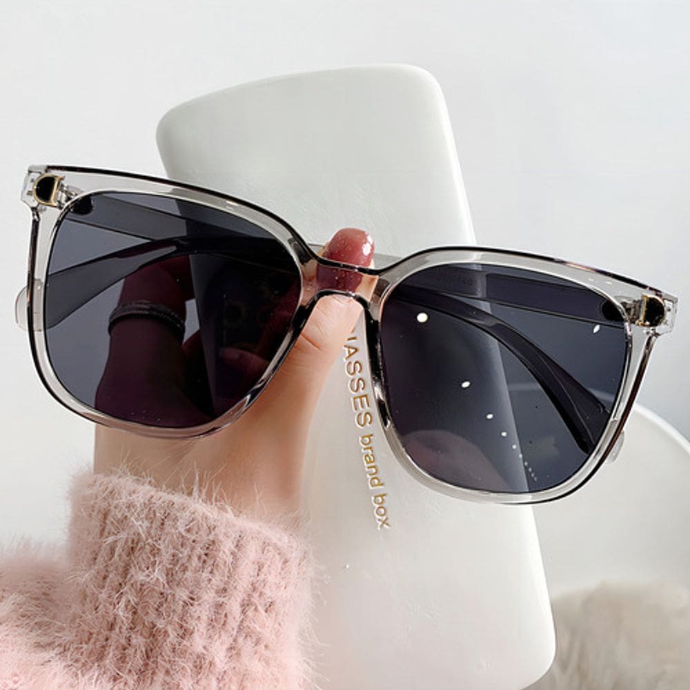 Óculos De Sol Feminino Oversized Quadrado Com Proteção Uv400