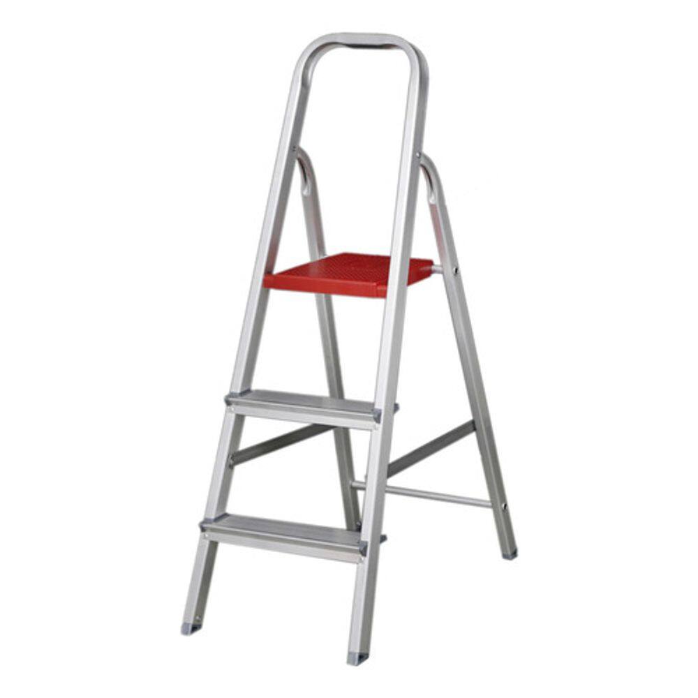 Escada 3 Degraus Aluminio 1,08m 120 Kg Reisam