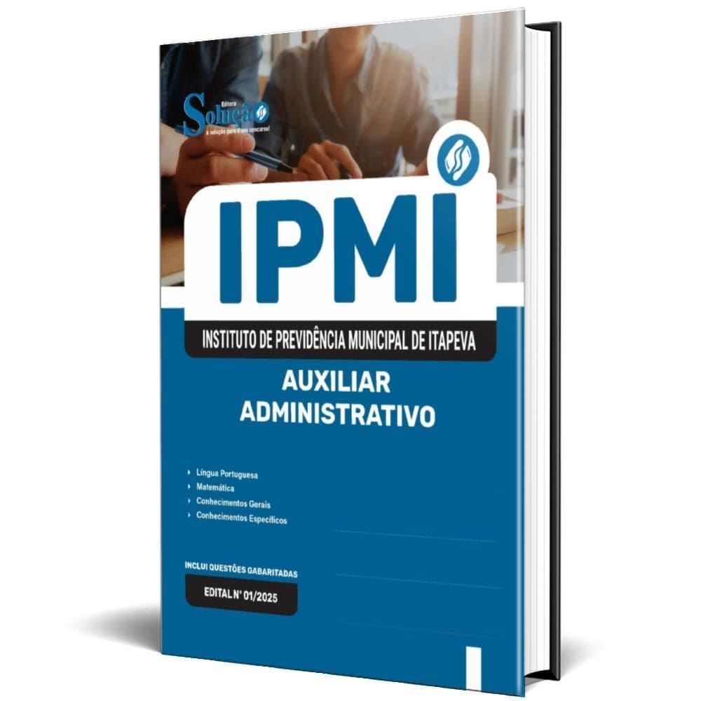 Apostila Ipmi 2025 - Auxiliar Administrativo