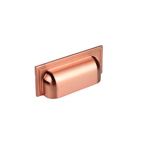Puxador Plymouth 80Mm Rose Escovado Zen Design