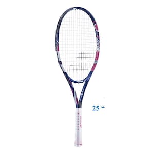 Raquete de tênis Babolat B`Fly Junior 23" (58,4 cm) branca/rosa
