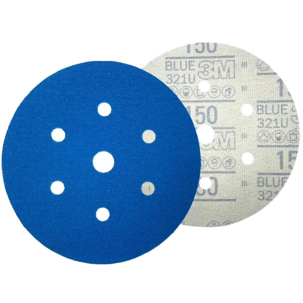 Disco HookitTm 3MTm Blue 150 321U 152Mm 7 Furos un