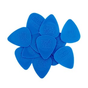 Palheta Ernie Ball Fina Nylon Injetado 0,53mm 12 Unidades