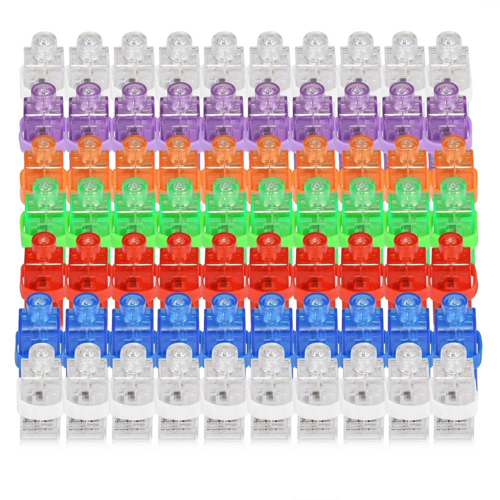 Finger Lights CALIFORNIA CADE ELECTRONIC 100 unidades e 7 cores