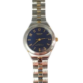 Relógio Magnum Feminino Ma28396A-Misto-Mostrador Azul