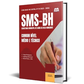 Apostila Sms Bh 2025 - Comum Nível Médio E Técnico
