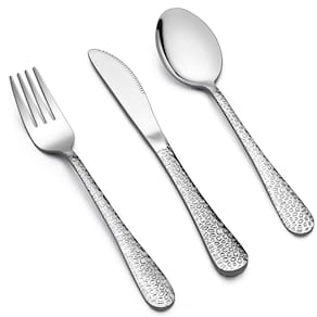 Conjunto de utensílios para crianças LIANYU, talheres de aço inoxidável de 9 peças