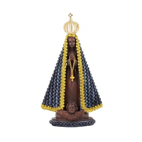 Nossa Senhora Aparecida 22cm - Enfeite Resina