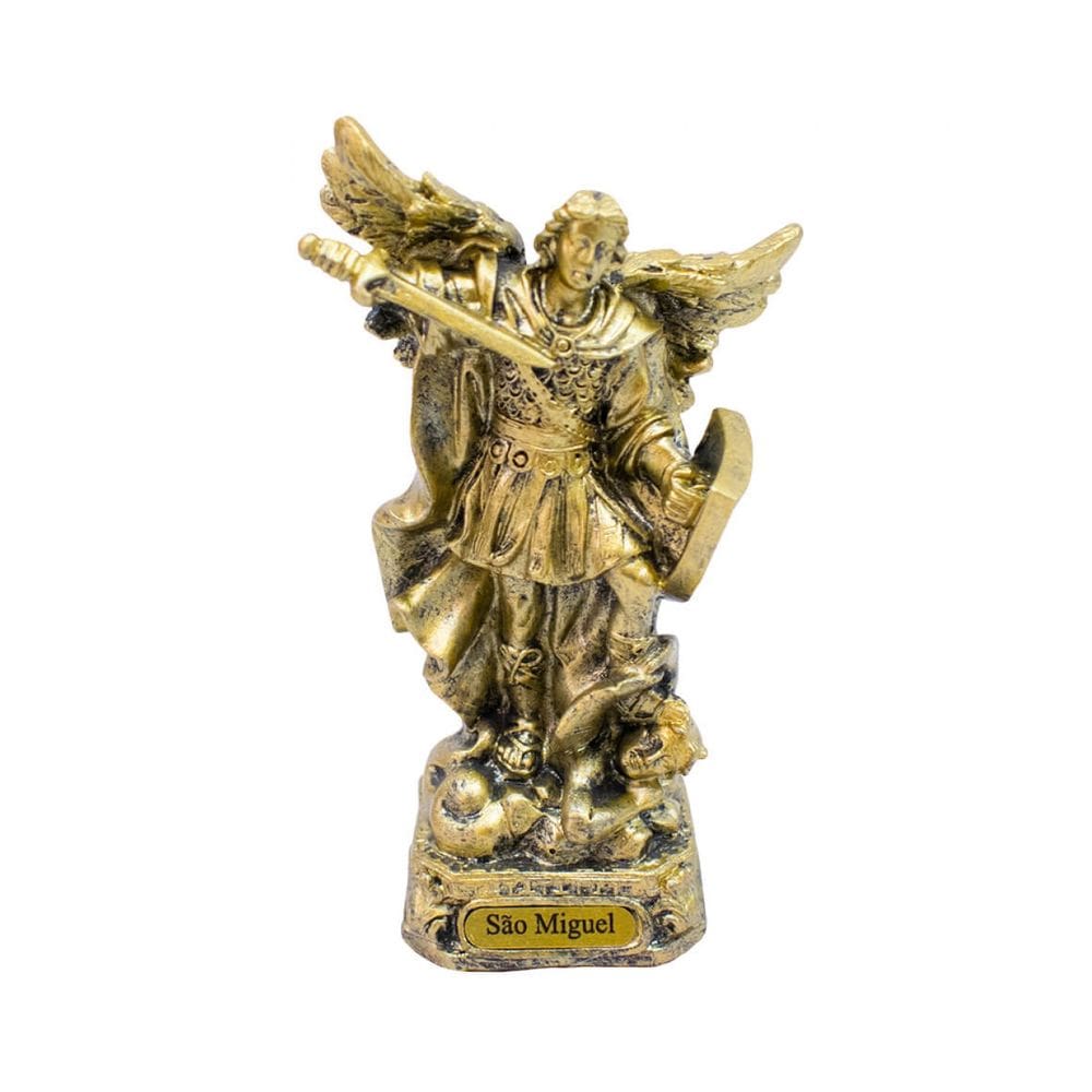 São Miguel 10.5cm - Enfeite Resina