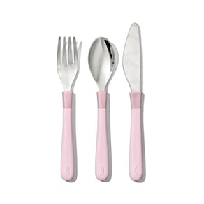 Conjunto de talheres OXO Tot Blossom para crianças de 3 anos ou mais em aço inoxidável