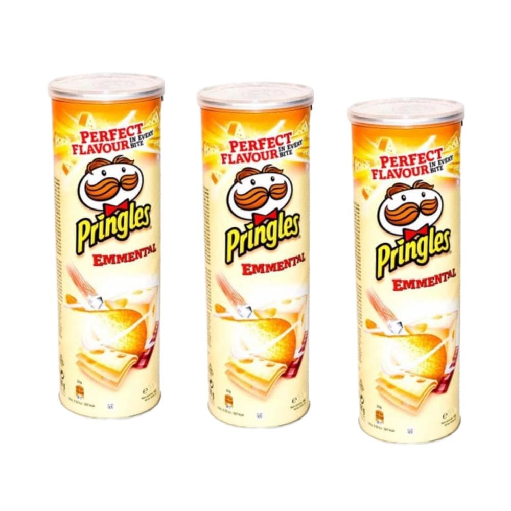 Batata Pringles Emmental Importado 175g - 3unid