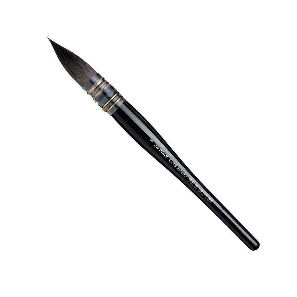 Pincel Aquarela Casaneo Redondo Serie 498-8 - Da Vinci
