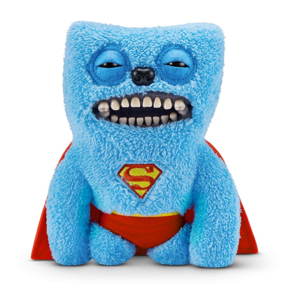 Brinquedo de pelúcia Fuggler x DC da ZURU Funny Ugly Monster Superman 23 cm