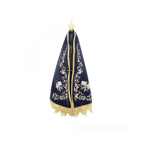 Nossa Senhora Aparecida Manta Tecido 35.5cm - Enfeite Resina