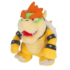 Brinquedo de pelúcia Sanei Super Mario All Star Collection Bowser 10 cm
