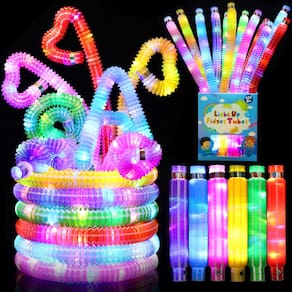 Pacote de 24 lembrancinhas de festa Glow Sticks Vheex para crianças de 4 a 8 a 12 anos