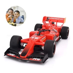 Carrinho De Corrida Formula 1 Efeito Fumaça Realista E Led