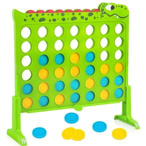 Jogo Connect 4 em uma linha Aywewii com 36,8 x 35,6 cm Grid Kids 6+