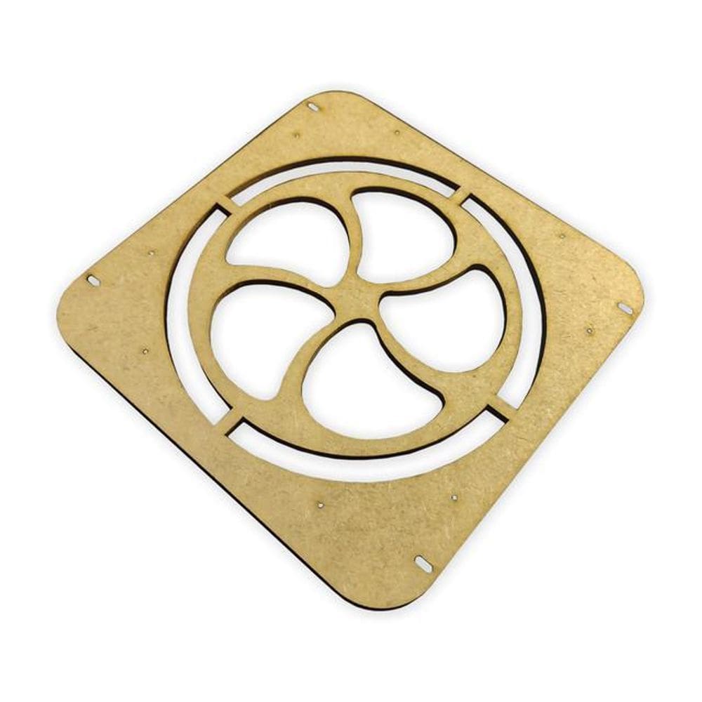 Molde Guia Fabricação Petisqueira Hélice Redonda 30Cm Tupia