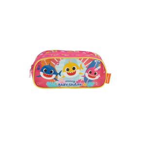 Estojo Escolar Infantil Duplo Baby Shark Luxcel Ei40914Bs