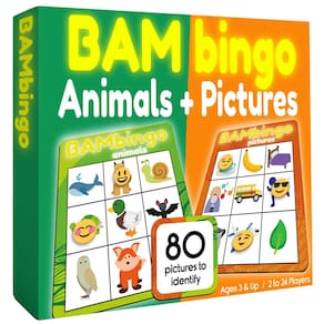 Jogo de bingo THE BAMBINO TREE Animal and Picture para crianças 3-6