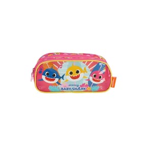 Estojo Escolar Infantil Duplo Baby Shark Luxcel Ei40914Bs