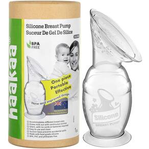 Bomba de mama manual Hakaa Gen.2 100ml/4oz Silicone Clear