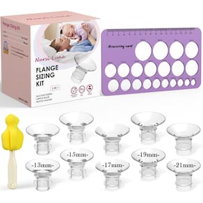 Kit de dimensionamento de flange para bomba de mama Nursi Luna Ultimate 3 em 1