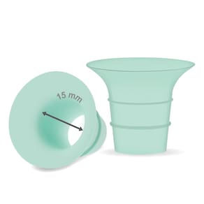 Inserção de flange Maymom 15mm para Medela/Spectra/Elvie/Momcozy