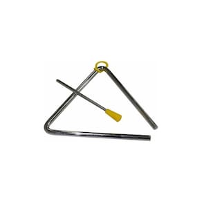 Triângulo Musical Aço Cromado 20cm Liverpool TR 20+Batedor