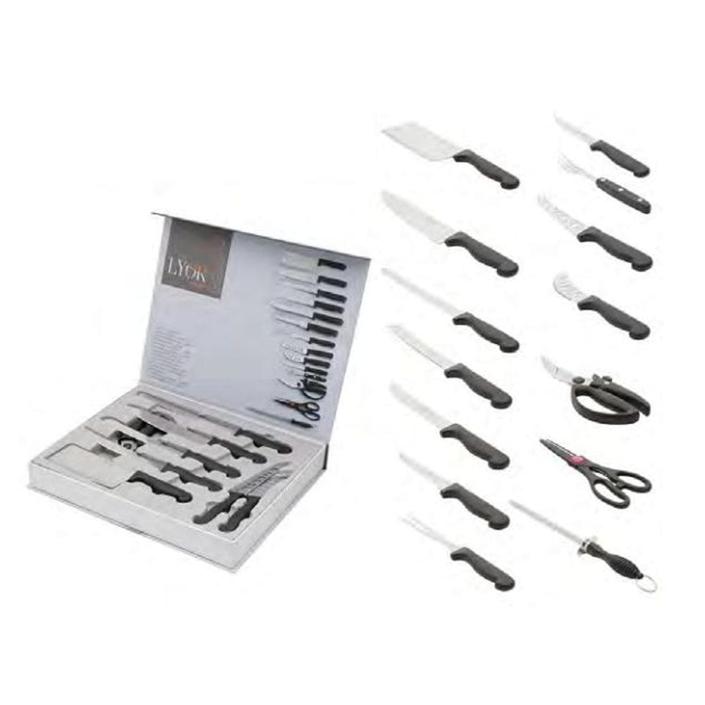 Conjunto De Facas Lyor 24 peças