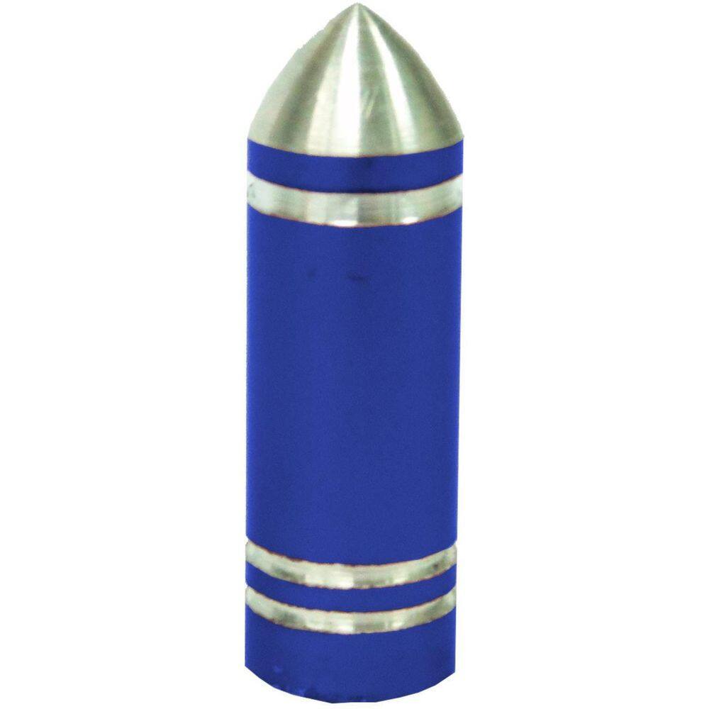 Tampa Valvula Al. Azul Longa 32Mm