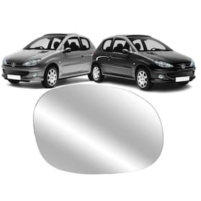 Lente Retrovisor Com Base Peugeot 206 207 99.. Ld Direito