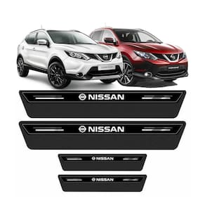 Soleira De Porta Nissan Preto Platinum 8 Peças