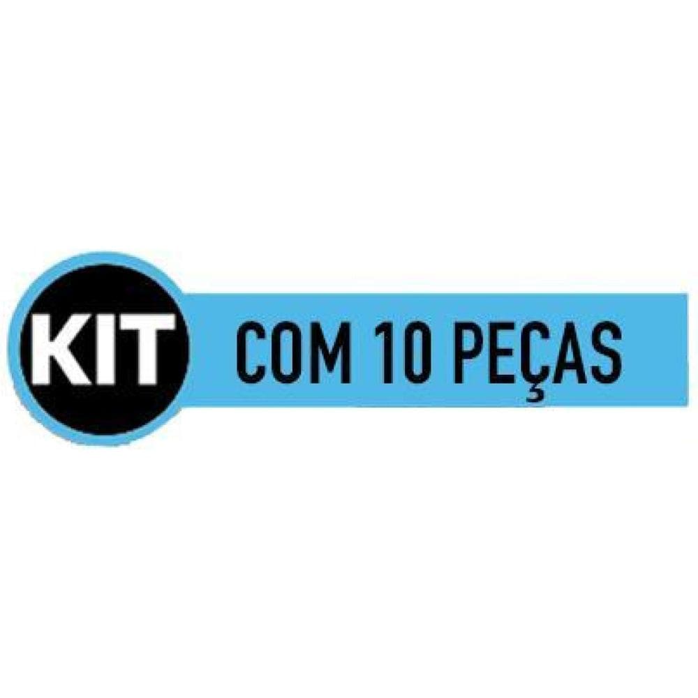 Pacote Com 10 Pecas Bits Allen Longo 6,0Mm X 100Mm Vip