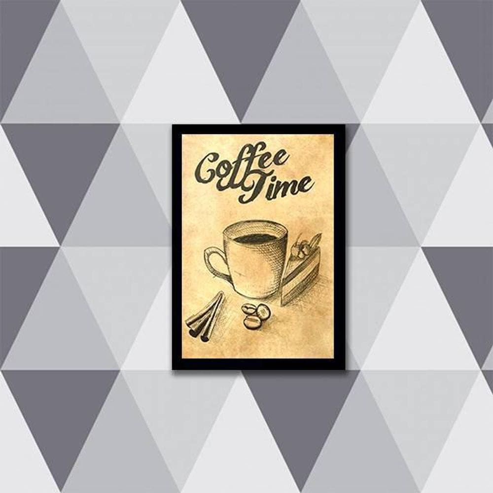 Quadro Coffee Time 24X18Cm