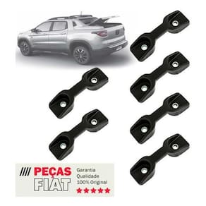 Kit 6 Ganchos Da Caçamba sintético Fiat Toro E Nova Strada