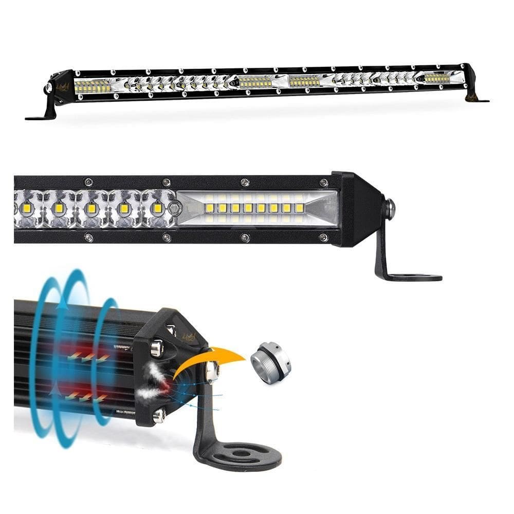 Barra De Led Off Road Slim 54Cm 168W 4Sc