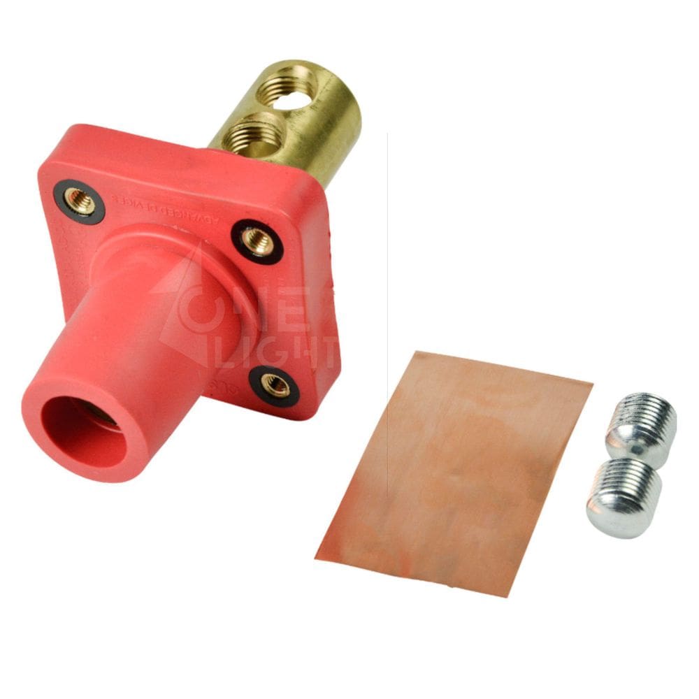 Cam Lock Femea Painel Vermelho