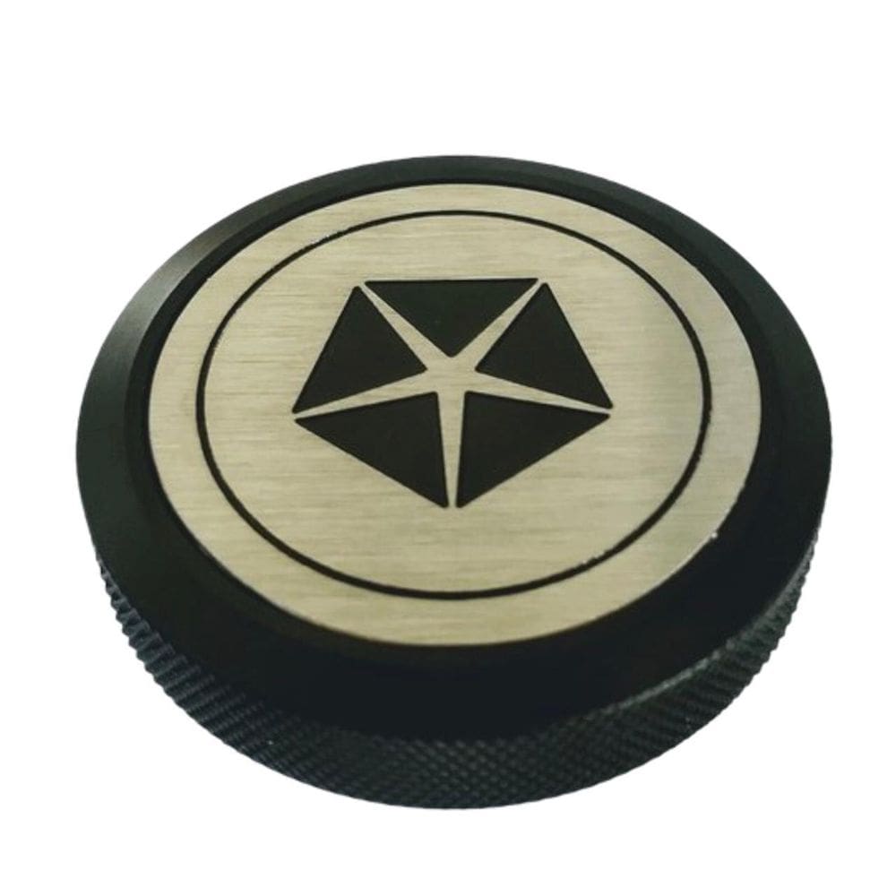 Tampa De Radiador Billet Black Dodge