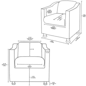 Kit 02 Poltronas Tilla Recepção Consultório Suede Balaqui