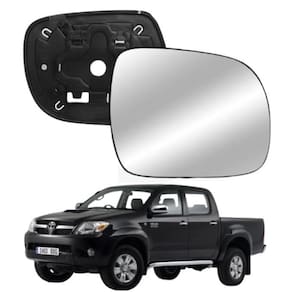 Lente Retrovisor Com Base Hilux 05-11 Ld Esquerdo