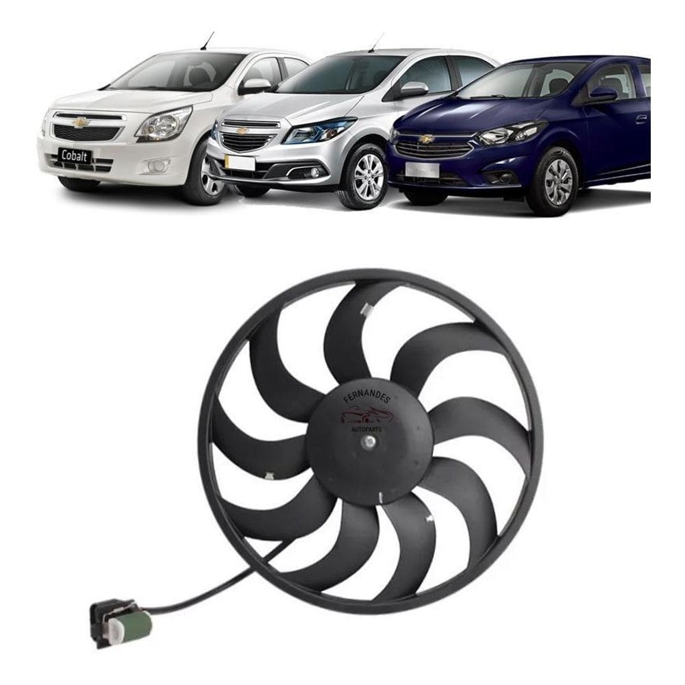 Ventoinha Eletroventilador Gm Onix 2012 2013 2014 2015 2016