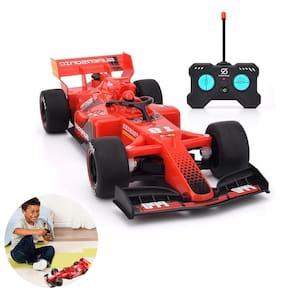 Carrinho F1 Miniatura Controle Remoto Efeito Fumaça Led Real