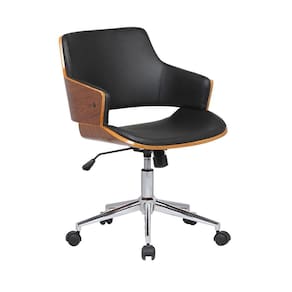 Cadeira De Escritório Office Débora Pu Preto